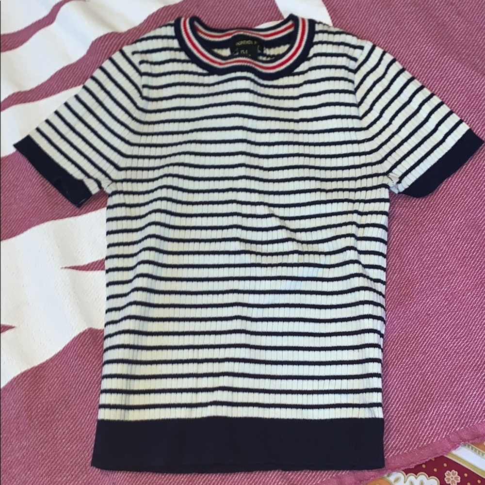 Striped Crop Top